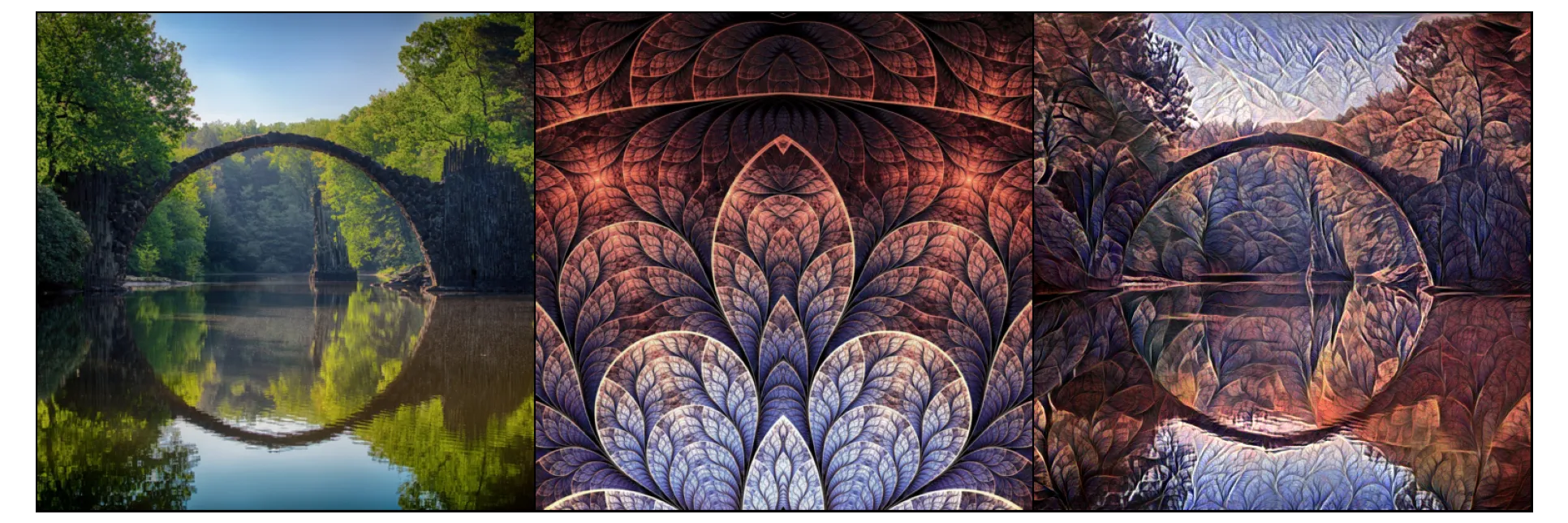 bridge + fractal pattern