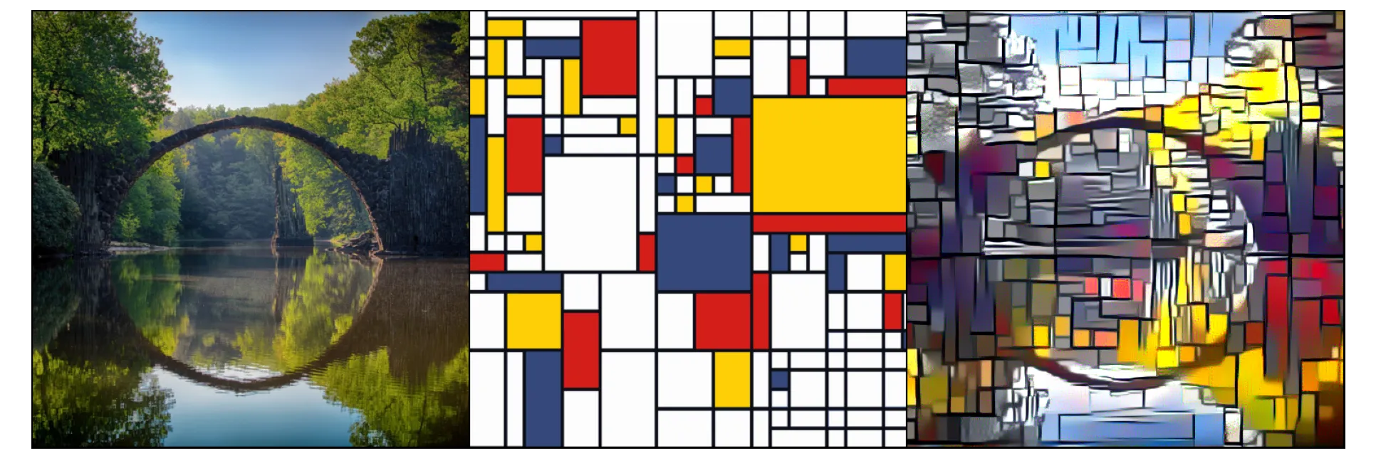 bridge + Mondrian World Map