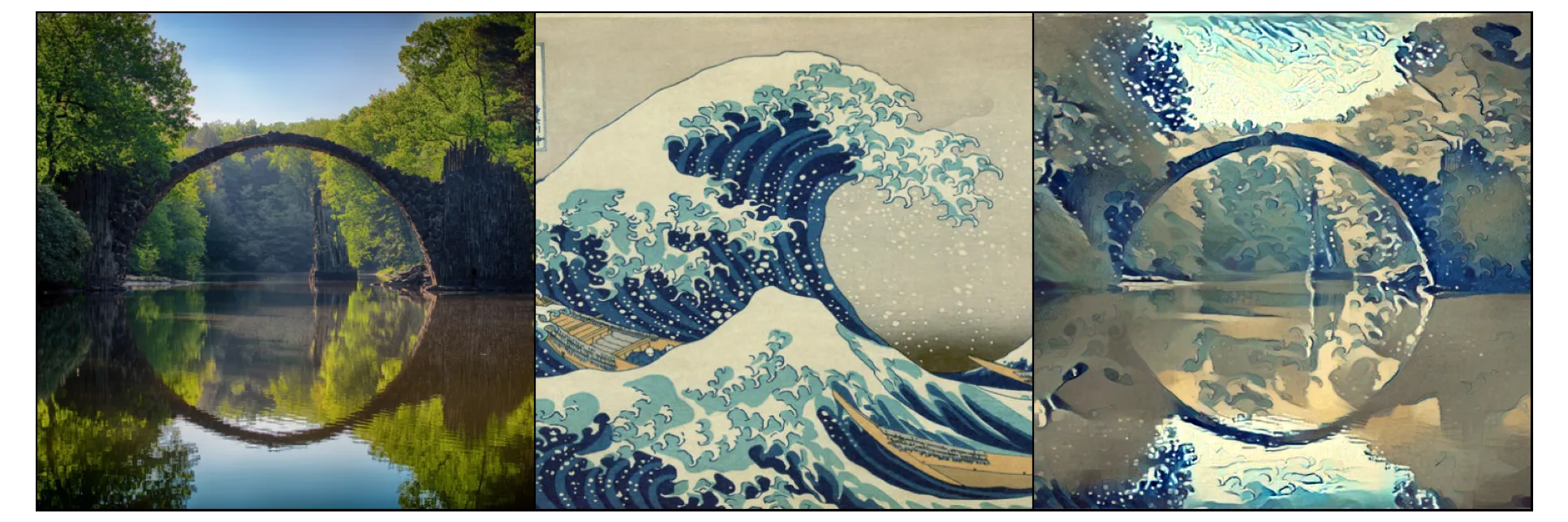 bridge + Under the Wave off Kanagawa